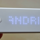 That simple LED display is hiding basic touchscreen functionality, letting you select which family member is the current user.